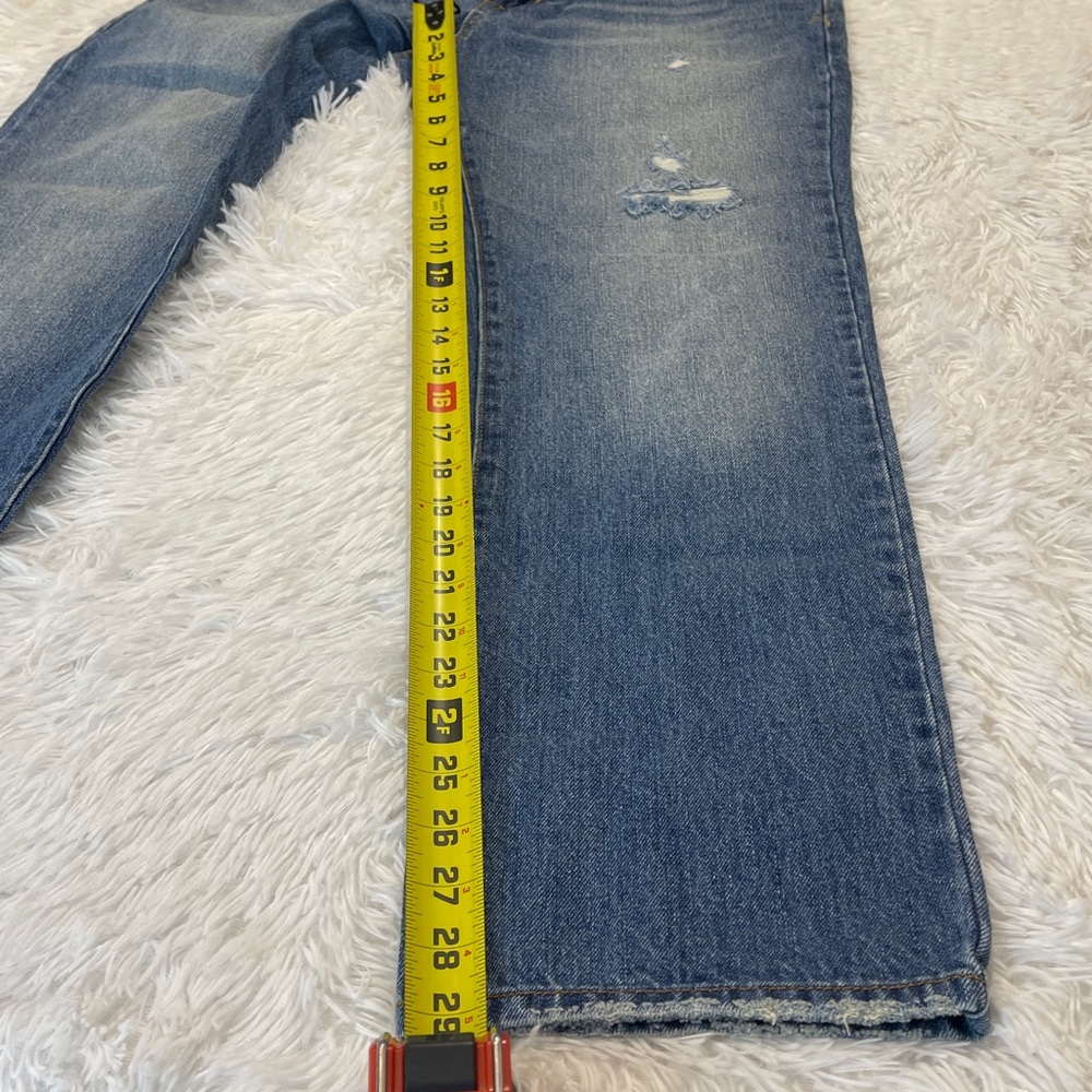 Aeropostale ESSEX STRAIGHT LEG DISTRESSED MENS SIZE 32/30 Light Blue Jeans - Picture 2 of 6